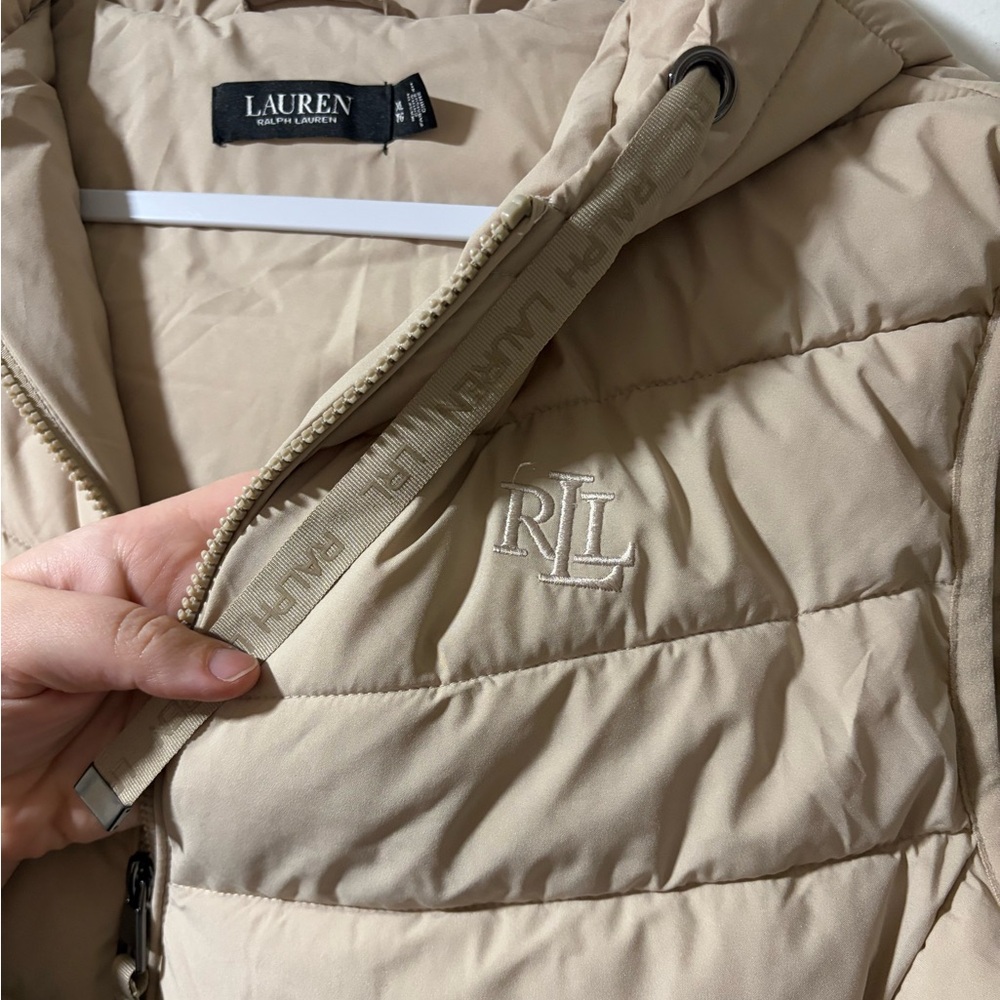Ralph Lauren Light Tan Quilted Jacket